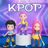3 шт./Набор Аниме Kpop Охотник на демонов Фигурки Действия Коллекционные Игрушки Derpy Tiger Rumi Mira Zoey Sussy Фигурки Куклы для Детей