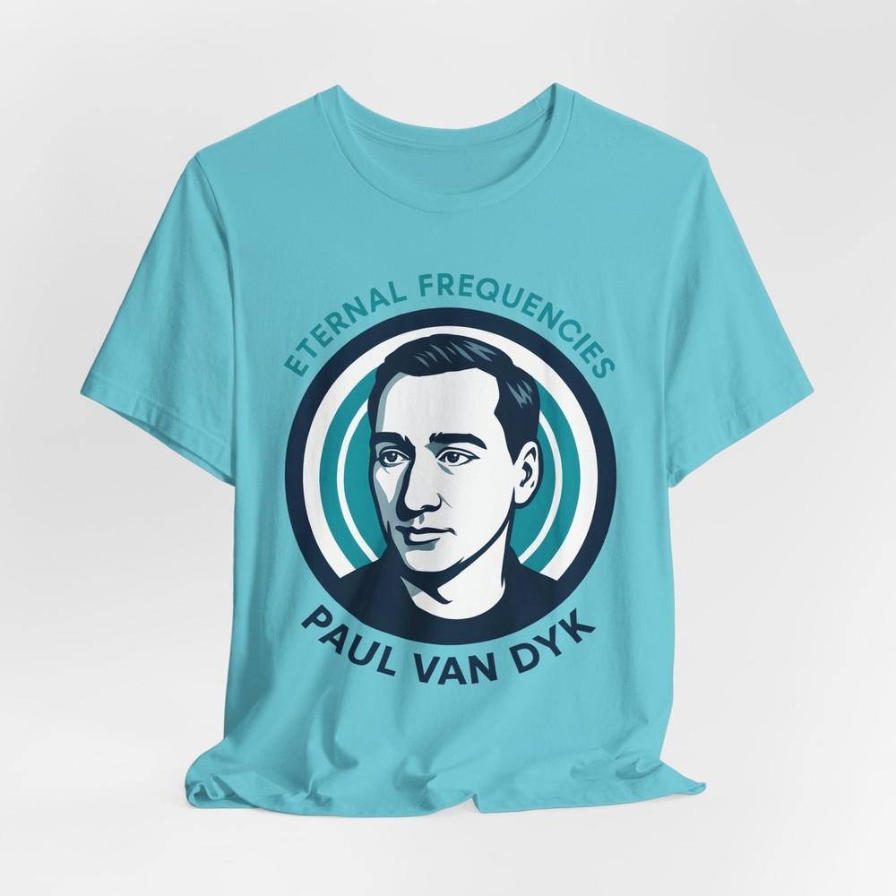 Paul van Dyk Portrait Tee  Eternal Frequencies Unisex DJ Graphic Shirt