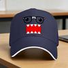 Кепка-бейсболка Domo Nerd с очками Повседневная мужская женская Тракерная кепка Защита от солнца Индивидуальный логотип Kpop Рок Snapback Кепка Идея для подарка
