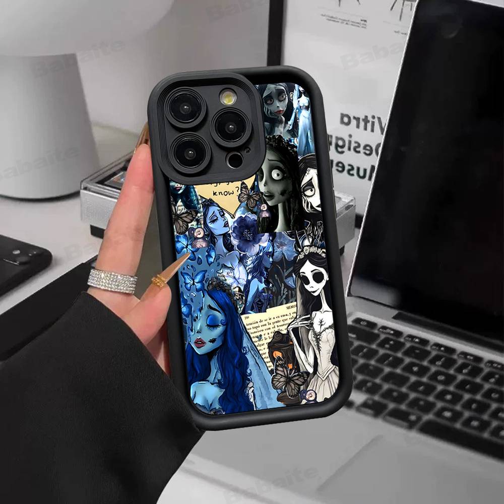 Чехол для телефона C-Corpse B-BrideS для IPhone 11 12 13 16 15 17 14 Pro Max Мягкий чехол Силиконовый чехол