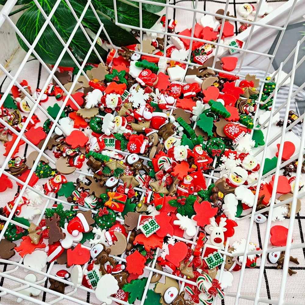 Маникюрные аксессуары, товары для рукоделия, подвески из смолы, рождественские украшения для ногтей, 3D-украшения для ногтей