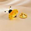 Bee Brooch Women's Fashionable And Exquisite Small Pin Suit Shirt Backpack Decoration Jewelry Party Birthday Gift 2024