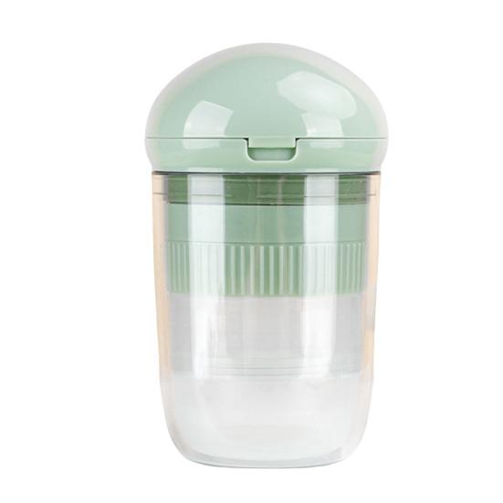 4-in-1 Pill Crusher Cutter with Stainless Steel Blade V-Shaped Splitter Drinking Cup Pill Grinder