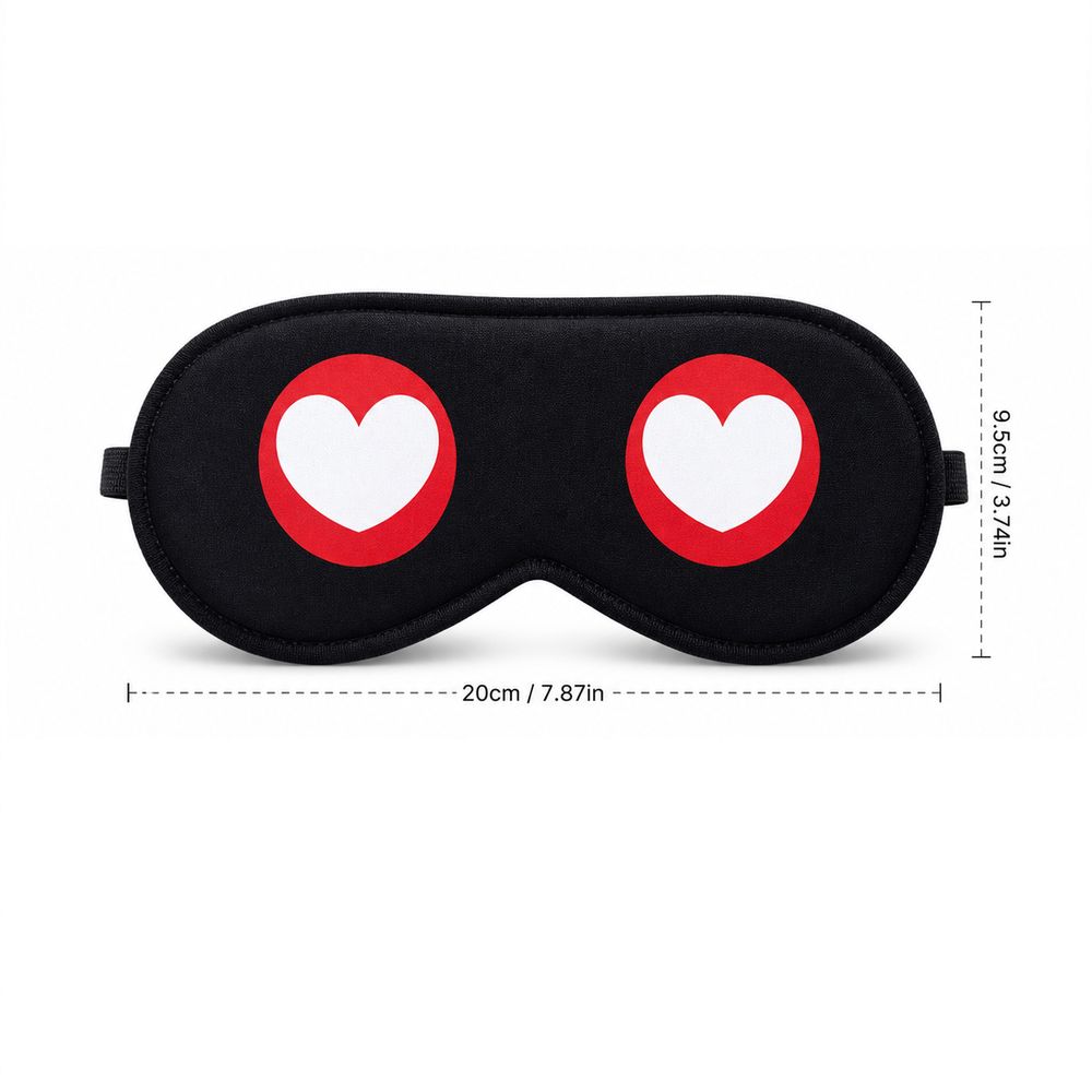 Cartoon Pattern Eye Cover Concave Comfort Blindfold Cute Style Sleeping Eye Mask for Women Men