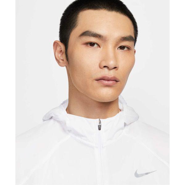 Nike Водоотталкивающая куртка с капюшоном на молнии с длинными рукавами Stride Мужские куртки Белый HV4549100