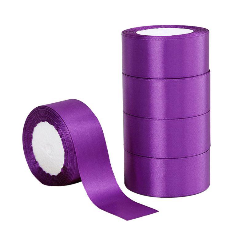 22 метра/рулон 4 см атласная лента для поделок бант подарочная упаковка банты изготовление цветочных букетов своими руками венки вечеринка свадебный декор