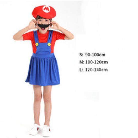 Костюм на Хэллоуин, косплей, семейный костюм, костюмы Марио, одежда для ролевых игр для взрослых и детей, костюмы для ТВ и кино, как на картинке 3