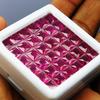NATURAL Red RUBY Loose Gemstone   24 PCS Square Shape Lot