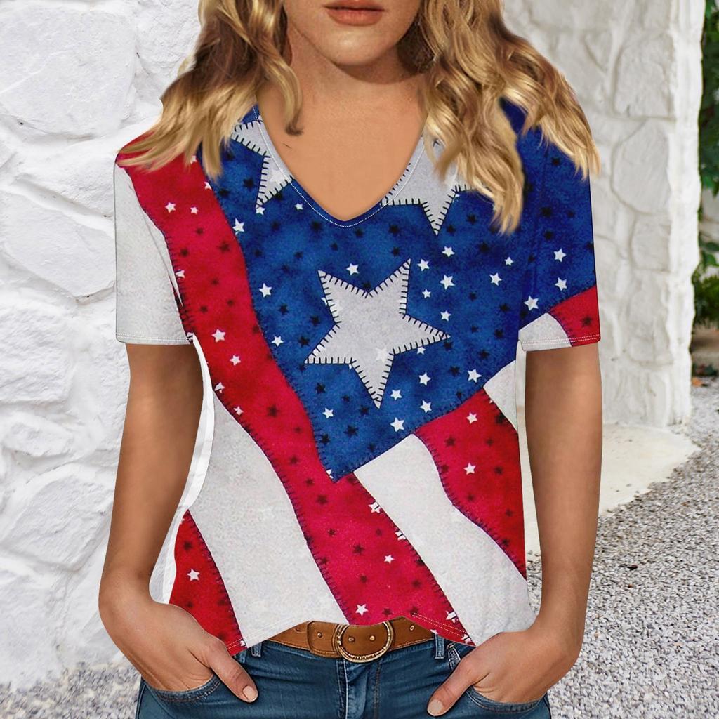 T Shirts Short Sleeve V Neck Tees For Women Fashion Tops Trendy Lightweight Soft Casual Summer Top