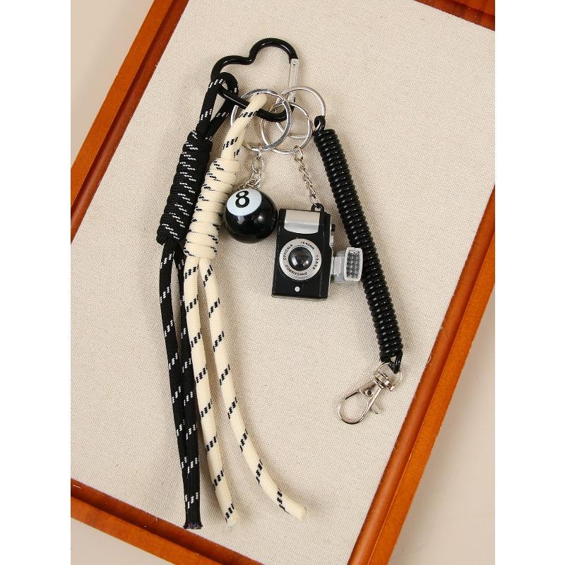 Creative bag hanging cute cartoon bear camera coffee cup fashion bag pendant DIY lanyard pendant