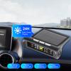 Solar TPMS Automotive Tire Pressure Monitoring System 4 TPMS Sensors Tyre Temperature Detector Digital Car Accessories Universal