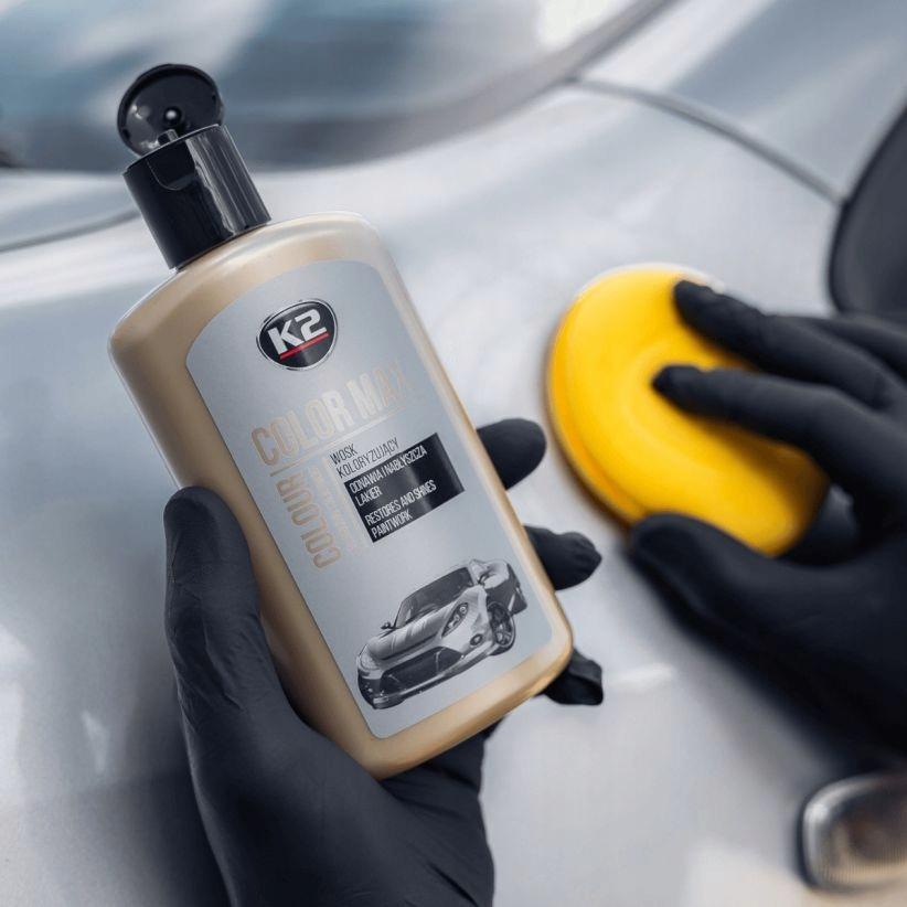 Car Wax Coloring Paste K2 Color Max 250 Silver