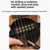Tone Knobs Guitar Transducer 12-Hole Design Soundhole Pickup Acoustic Guitar Pickup  Stage Use