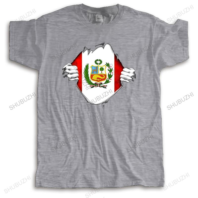 Funny Unisex T Shirt White TShirt Black Tee Peru Flag T Shirt Proud Peruvian Unisex Summer Casual Cotton Fashion TeeShirt Design