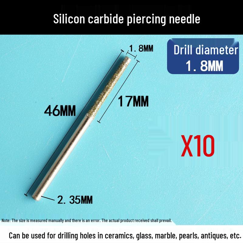 Jade Grouting & Tile Drill Bit - Hollow Needle Design for Precision