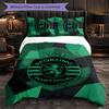 Sporting CP FC Themed Bedding 3Pcs Duvet Cover Set Decorative Bed Linen For Teen Room Home Decoration
