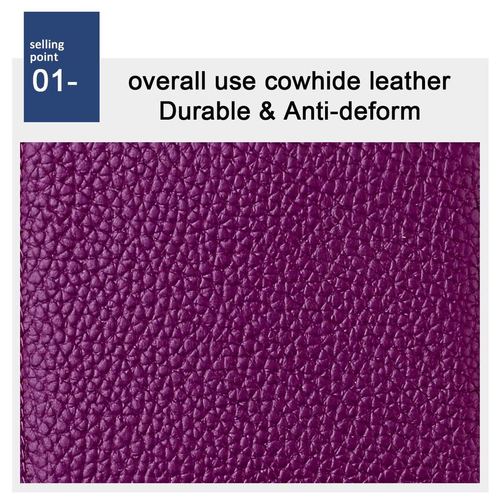 Japanese-Style RFID Genuine Leather Mini Wallet - Simple & Fashionable Coin Purse