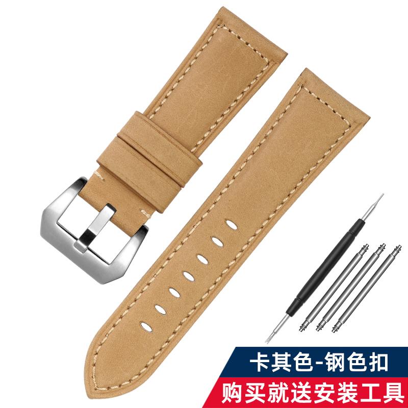 Для Casio Swordfish EFV-540 303 EFB-670 MDV-106 MDV-107 Винтажный кожаный ремешок для часов 22 мм MTP1303/1374/1375/VD01 Мужской кожаный ремешок 22 мм