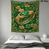 St.Patrick's Day Wall Tapestry Aesthetic Wall Hanging Printed Fabric Blanket Decorative Tapestries for Bedroom Living Room Home Decor