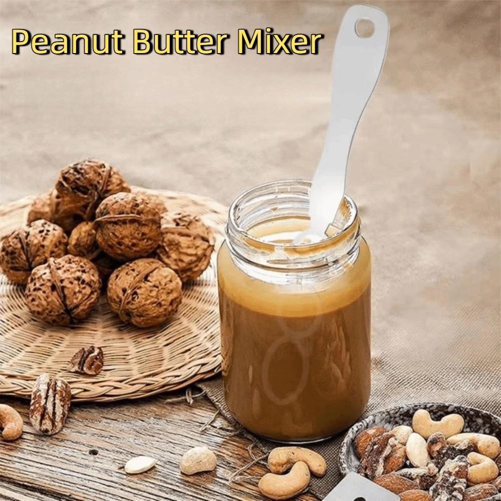 Kitchen Tool Stainless Steel Nut Butter Mixer Portable Rust-Free Butter Mixing Tool Household Egg Beater Baking