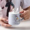 Cute Cartoon Hand-Painted Unicorn Ceramic Mug