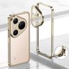 For Huawei Pura 80 Ultra Bumper Cases Metal Frame Heat Dissipation Cover with Lens Protector