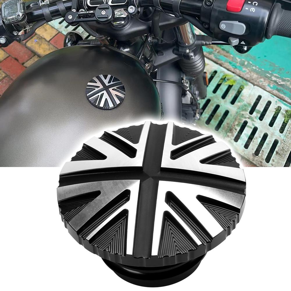 For Triumph Bonneville Bobber T120 T100 Street twin Scrambler 2001-2023 Motorcycle Petrol Fuel Gas Tank Cap Retro Oil Cover