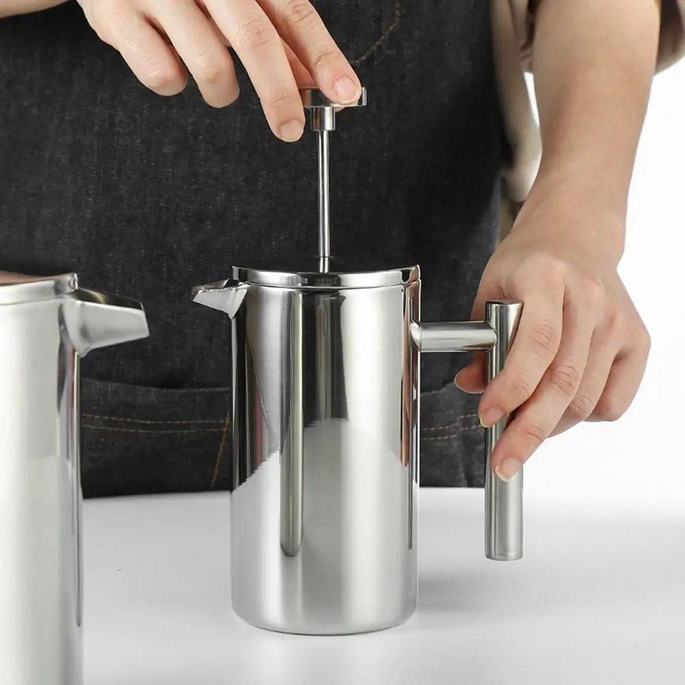 Double Wall French Press Coffee Maker 350/600/800/1000/1500ml Coffee Press Machine Filter Coffee