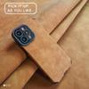 Luxury Plush PU Plush Leather Case Shockproof Shell Mobile Phone Full Back Cover for iPhone