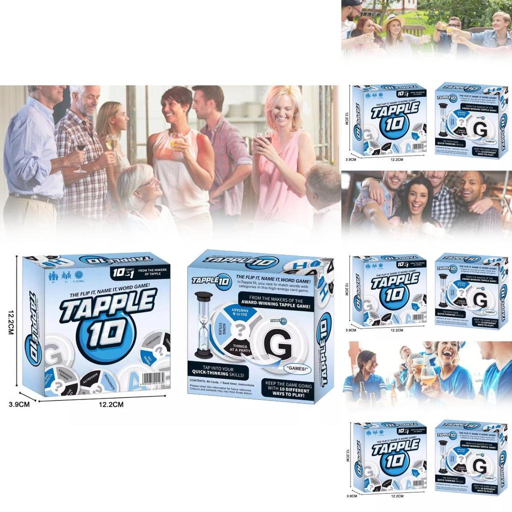 Tapple Английская карточная игра Интерактивная веселая обучающая игра для всех возрастов