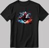 Spider-Man Marvel Avengers Short Sleeve White-Black Men's / Women's T Shirt N506