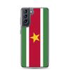 Coque Téléphone - Samsung - Galaxy S20 Ultra - Drapeau Suriname - Souple - Multicolore