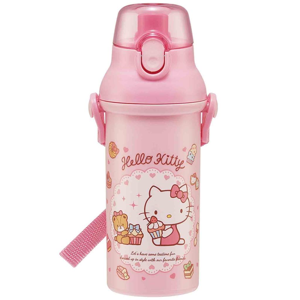 Skater Бутылка для воды Hello Kitty Sweets 480 мл для девочек, пластик, сделано в Японии, детская PSB5SANAG-A