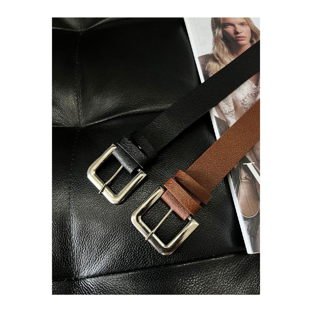 Угловой классический базовый женский брючный ремень, ремень для куртки, деловой ремень, ремень для рубашки