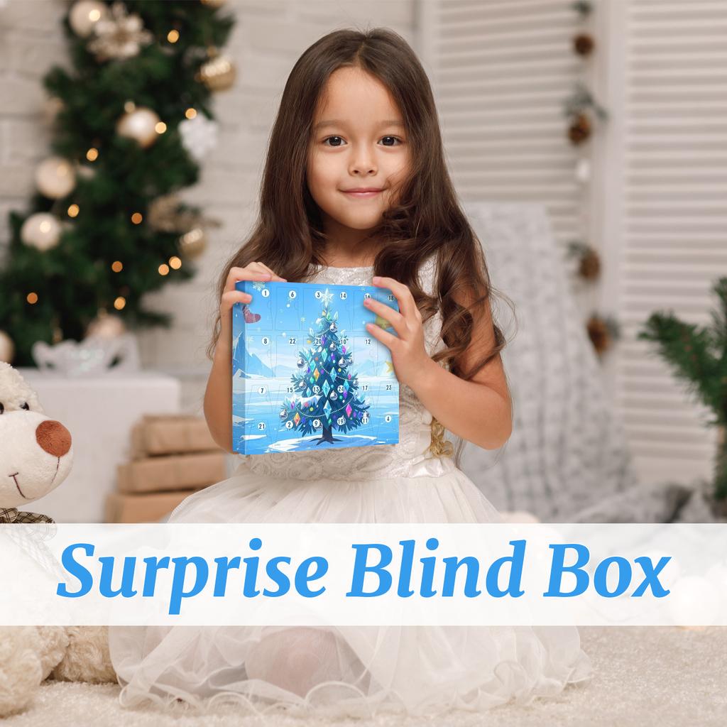 3D Стерео Блайндбокс Самолет Коробка 24шт Игрушки ПринцессыПринцесса Адвент-календарь Игрушка-трансформер Принцесса 24 дня Рождественский обратный отсчет Подарочный набор Блайндбокс