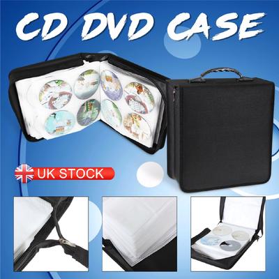 Черный Прочный Высококачественный Портативный 320 Вместимость CD DVD Медиа Хранилище Держатель Сумка для переноски Чехол