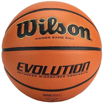Wilson Мяч для баскетбола Evolution Indoor Game, унисекс, оранжевый