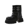 Fashion Designer Women Trouser Legs Short Boots Female Platform Thick Bottom Knight Booties Autumn Winter Shoes