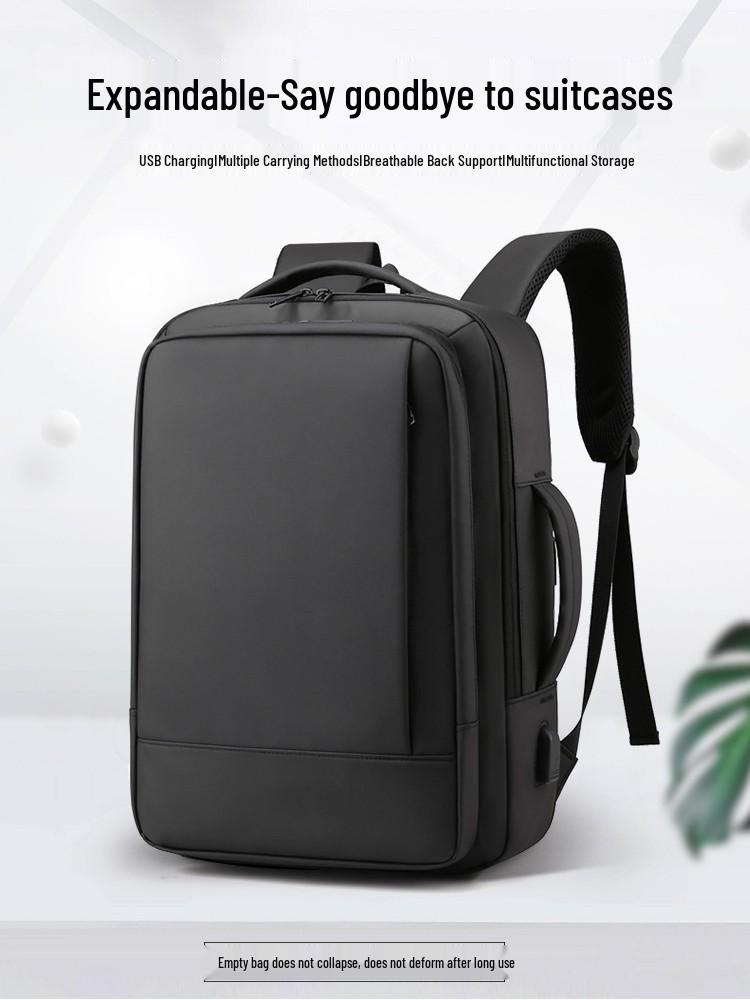 Men's Large Capacity Multifunctional Commuting Backpack for Business, Travel, and School