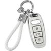 PIFOOG Key Fob Cover For Cadillac SRX CTS CT6 XTS XT5 XT6 XT4 ATS Accessories TPU 5 Button Keys Case Shell Protecor Glitter Car Keychain Girly Women