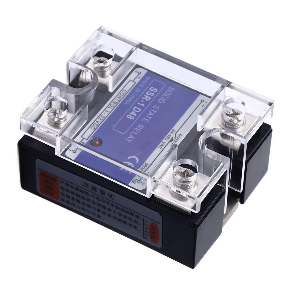 Однофазное твердотельное реле постоянного тока в переменный ток SSR Твердотельный регулятор напряжения Вход 3?Нагрузка 32 В постоянного тока