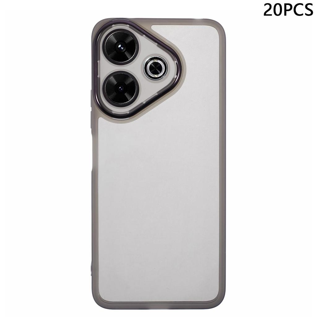 Bulk Purchasing 20Pcs For Xiaomi Redmi 13 4G Case Electroplated Camera Frame TPU Phone Cover Precise Cutouts
