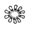 Survival EDC Gear Safety Travel Tools D-Ring Key Chain D Carabiner Spring Clips Camping Keyring