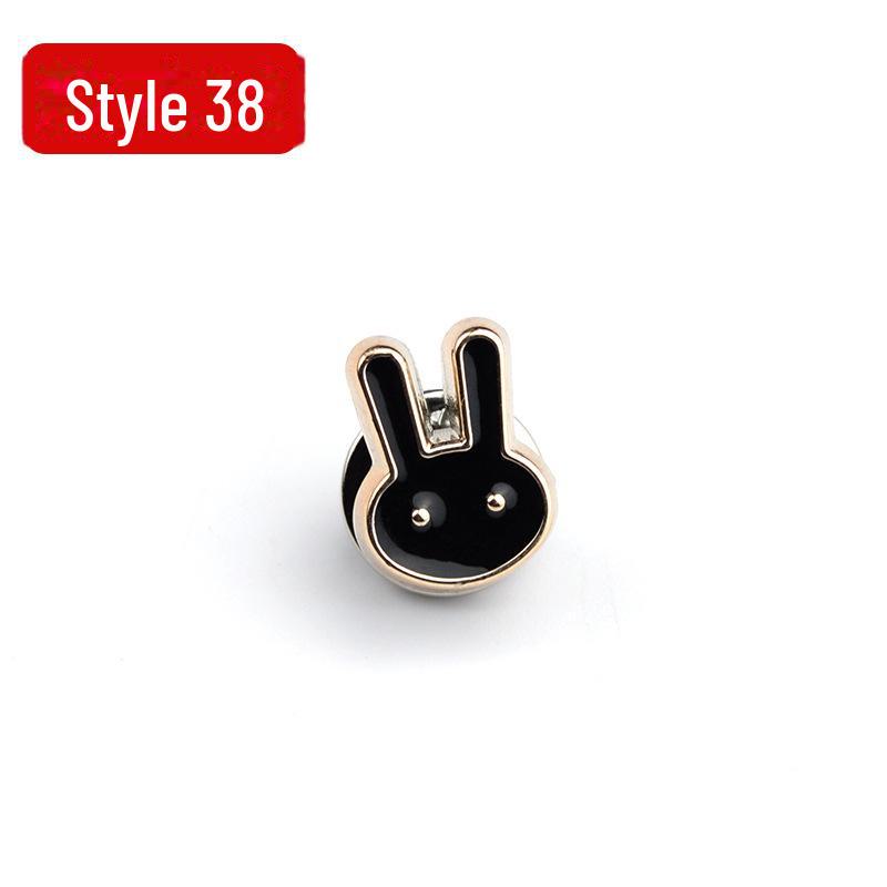 Anti-Exposure, Concealed, Removable and Sew-Free Pearl Shirt Brooch Buttons