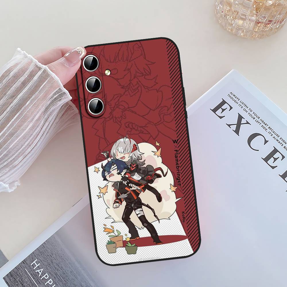 Чехол для телефона Arknights (Игра A) Для Samsung Galaxy S21 S22 S23 S24ULTRA S25ULTRA FE Ultra Plus5G A52S S26 Мягкий чехол