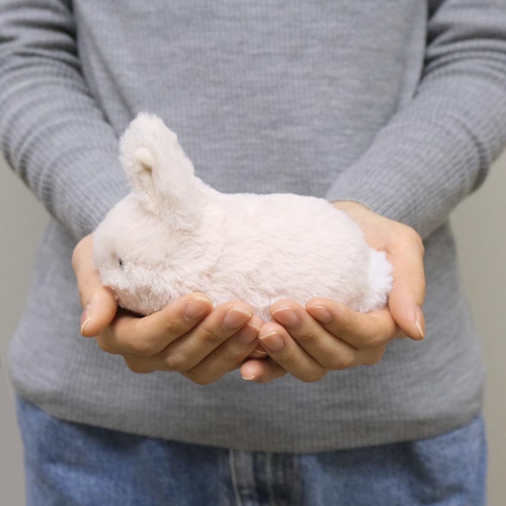 SunLemon Маленькие животные Маленький шиншилла БЕЛЫЙ 8 x 20 x 7 см Плюшевая игрушка Детеныш животного Милое пушистое животное Мягкая игрушка Фотосессия животных P-1233