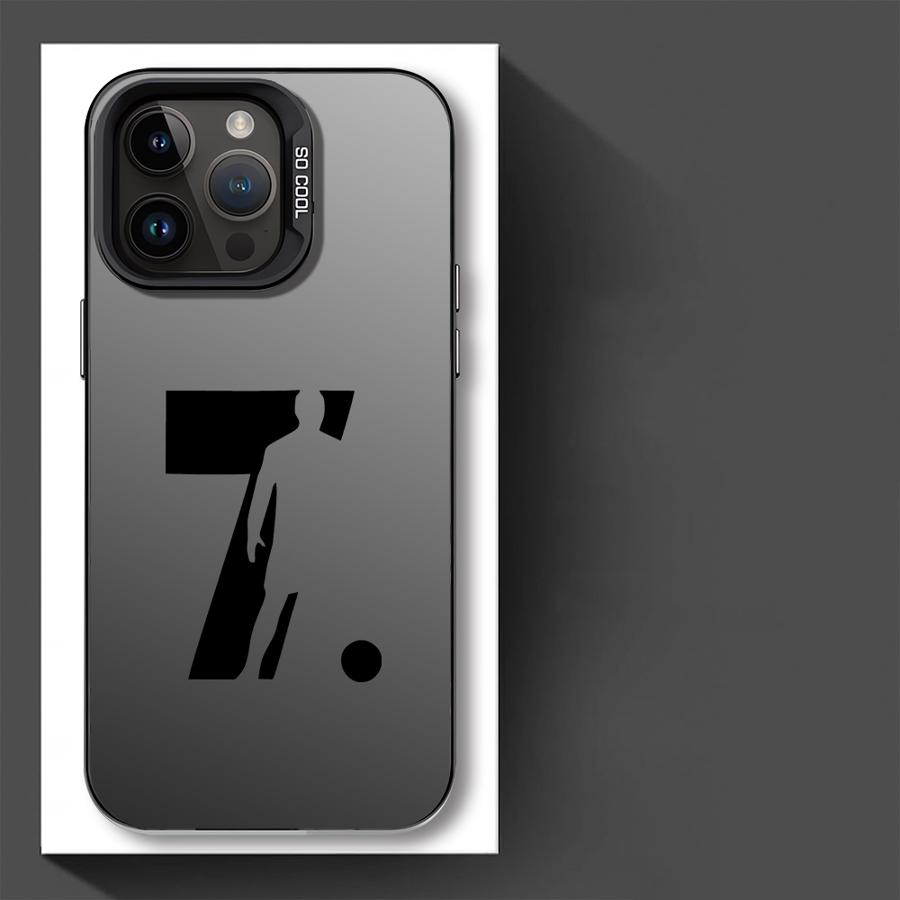 Мультяшный Футбольный Номер 7 10 Чехол для Телефона для iPhone 17 Pro Max 16 11 14 Plus Air 15 12 Pro 13