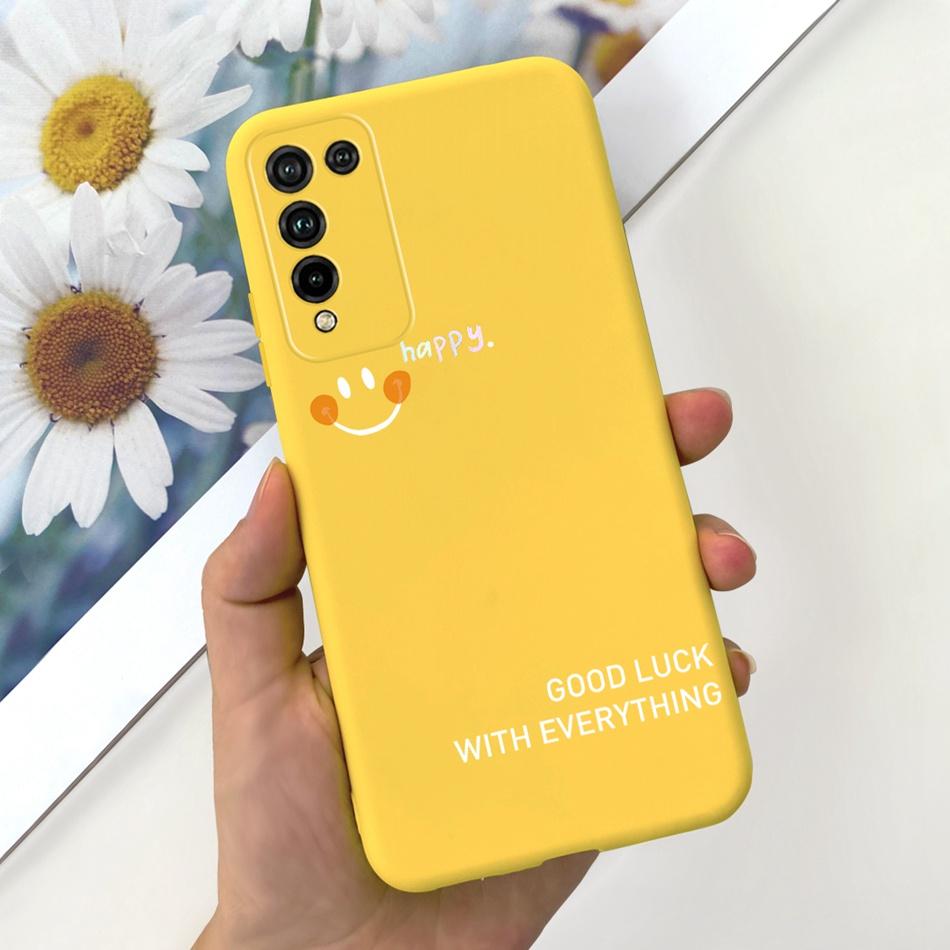 For Honor 10X Lite Phone Case Honor 10Xlite DNN-LX9 Fashion Moon Design Soft Silicon Shockproof Protective Cover Bumper