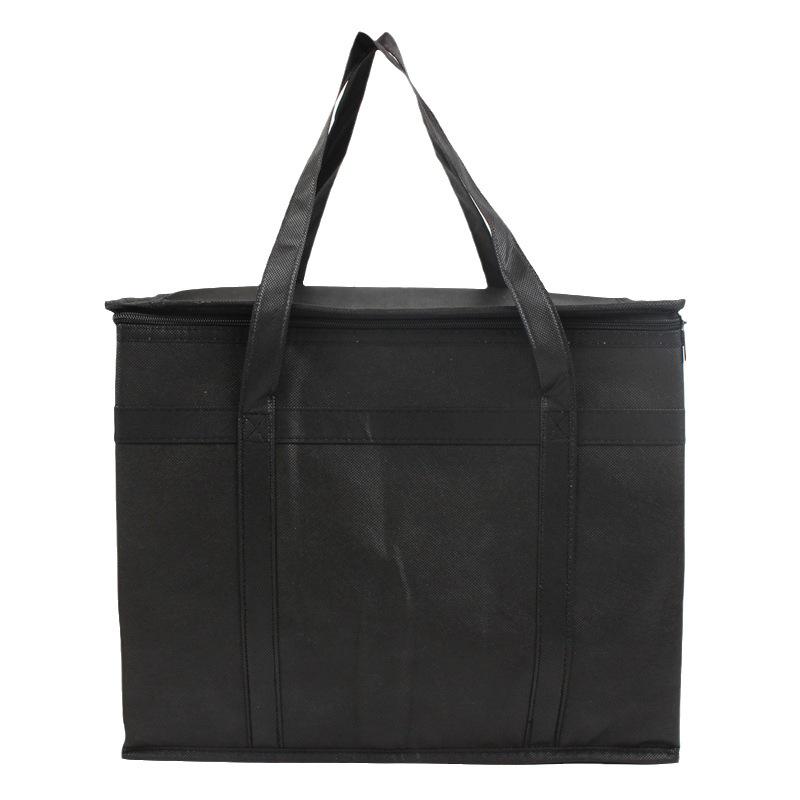 Large Foldable Non-Woven Aluminum Foil Insulation Bag for Takeaway and Storage