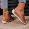 2025 Summer Basic Women's Slippers Open Toe Casual Slippers Women New Outdoor Plus Size Best Seller Flat SlippersZapatos